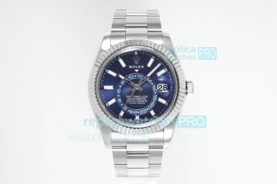 ZF Factory Replica Rolex Sky-Dweller Men's 42MM Swiss Watch Power Reserve 72 Hours